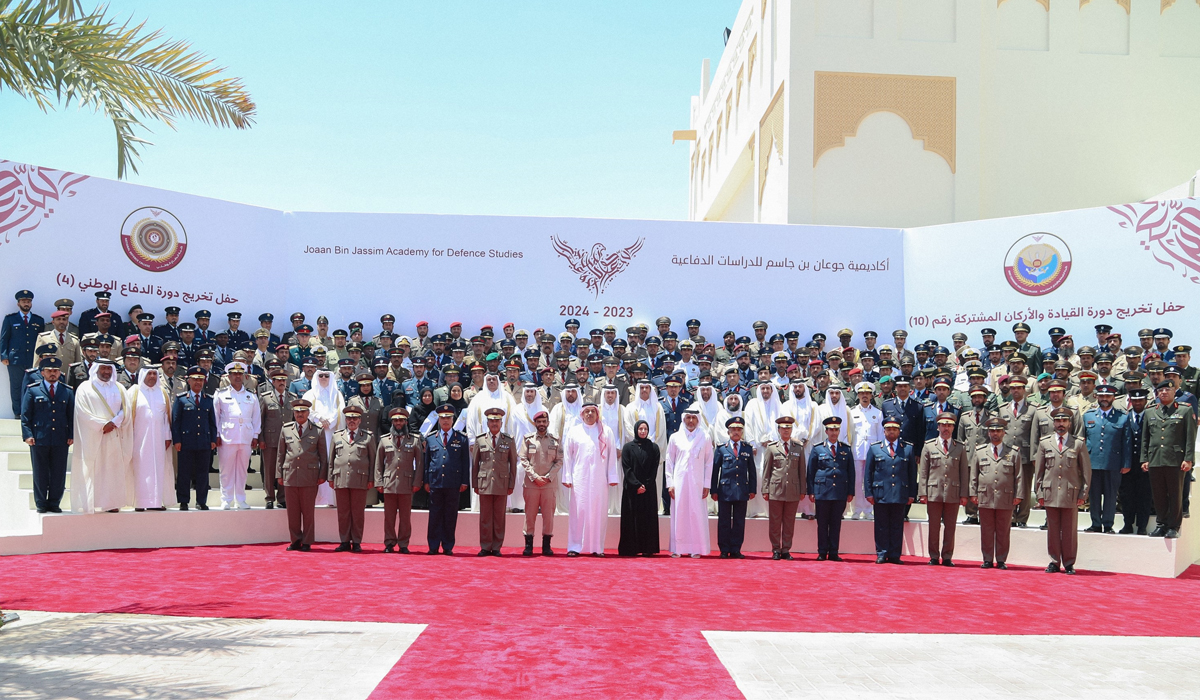 Joaan bin Jassim Academy Celebrates Graduation of National Defense Course, Joint Command and Staff C